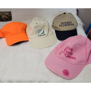 Men's Baseball Trucker Hats Caps LOT of four Matco Tools adjustable Hunter's Gap
